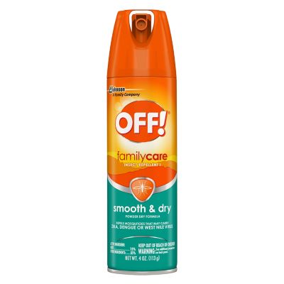 OFF!&reg; 4 oz. FamilyCare Smooth &amp; Dry Insect Repellent I Powder Dry Aerosol Spray