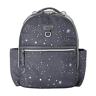 TWELVElittle Midi-Go Diaper Backpack in Grey Twinkle. View a larger version of this product image.