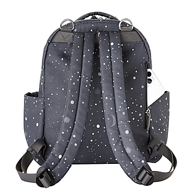 TWELVElittle Midi-Go Diaper Backpack in Grey Twinkle. View a larger version of this product image.
