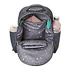 Alternate image 4 for TWELVElittle Tiny-Go Twinkle Diaper Backpack in Grey