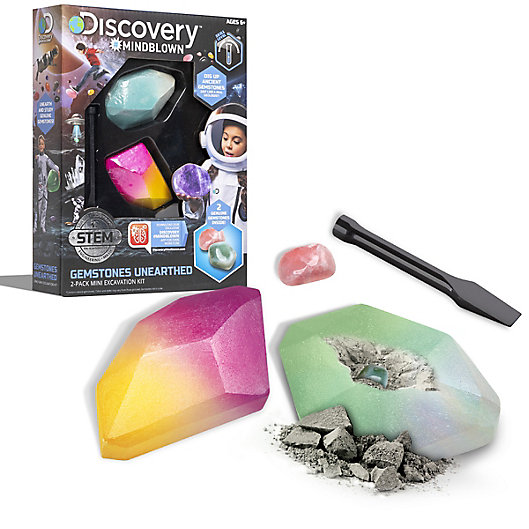 Alternate image 1 for Discovery™ MINDBLOWN Mini Gemstone Toy Excavation Kit