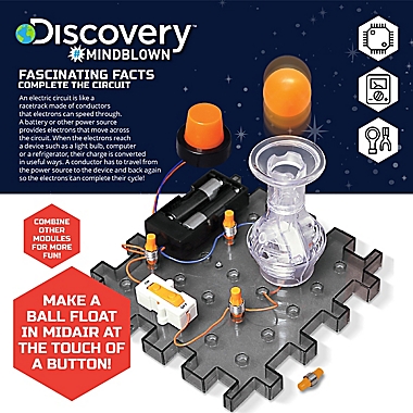 Discovery&trade; MINDBLOWN Toy Circuitry Action Experiment Floating Ball Kit. View a larger version of this product image.