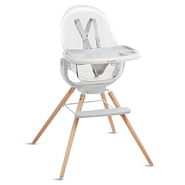 Munchkin&reg; 360-Degree Cloud&trade; Swivel High Chair in Grey/White. View a larger version of this product image.