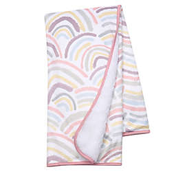 Lambs & Ivy® Baby Signature Rainbow Minky Blanket in Pink