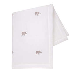 Lambs & Ivy® Infant/Toddler Signature Elephant Crib Quilt in Grey