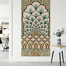Courtside Market Peacock Tapestry I 45-Inch x 96-Inch Peel-and-Stick Wall Mural