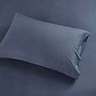 Alternate image 3 for Charcoal-Infused Microfiber Queen Sheet Set in Indigo