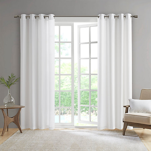 Alternate image 1 for Madison Park Pacifica Solid 3M Scotchgard Outdoor Window Curtain Panel