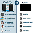 Alternate image 7 for ComfiLife Anti-Fatigue 39-Inch Memory Foam Comfort Mat in Black