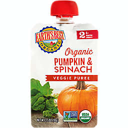 Earth's Best® Organic 3.5 oz. Pumpkin & Spinach Baby Food Puree