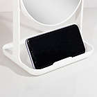 Alternate image 6 for Zadro&reg; Bondi Dual-Sided Vanity Mirror with Accessory Tray and Phone Holder in White