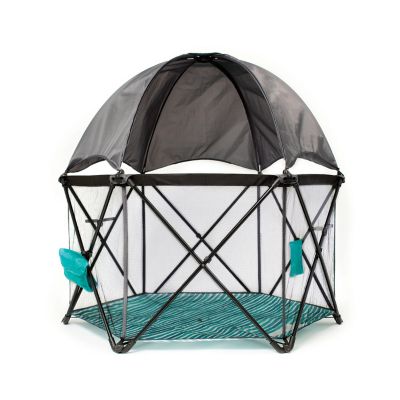 Baby Delight&reg; Go With Me&trade;  Eclipse Portable Playard in Teal/Grey