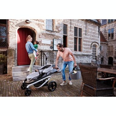 Maxi-Cosi&reg; Lila Modular Stroller in Black. View a larger version of this product image.