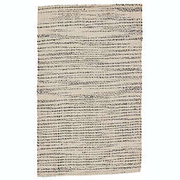 Jaipur Living Almand 5' x 8' Handcrafted Area Rug in White/Black