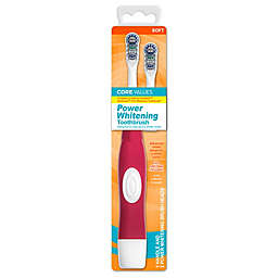 Core Values™ Power Whitening Toothbrush with 2 Replacement Heads