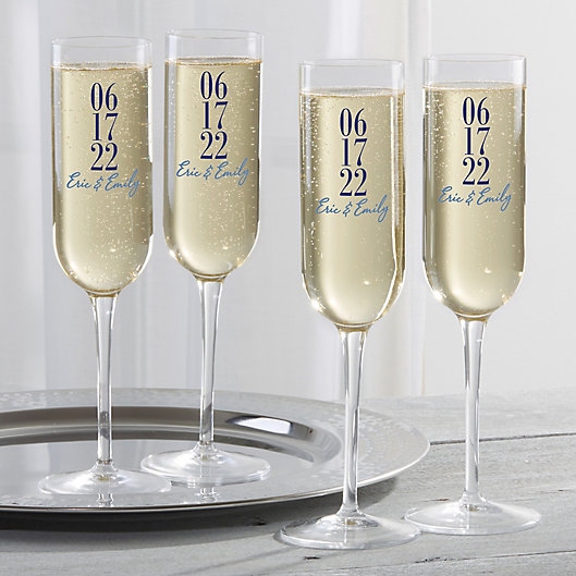 Personalised Engraved Bride Bridesmaid Wedding Champagne Flute Gift Favour/55