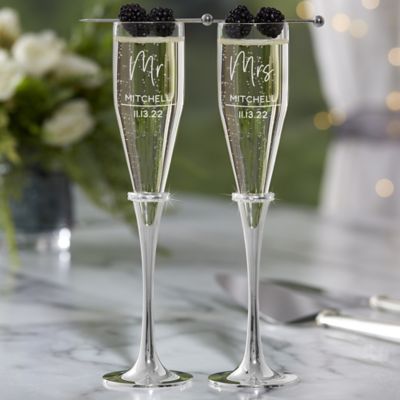 NO1 NANA CHAMPAGNE FLUTE GLASS CH27 ENGRAVED PERSONALISED 