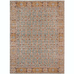 Amer Rugs Etracery Adia 8'11 x 11'11 Area Rug in Teal
