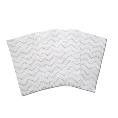 Simply Essential&trade; Dotted Chevron 32-Count Paper Guest Towels in Grey