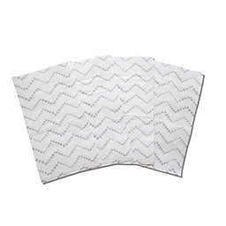 Simply Essential™ Dotted Chevron 32-Count Paper Guest Towels in Grey