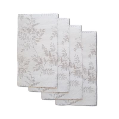Bee &amp; Willow&trade; Stamped Leaves 32-Count Paper Guest Towels