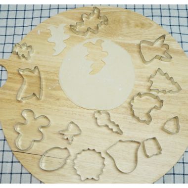 H for Happy&trade; 40-Count Fall/Winter Seasonal Holiday Cookie Cutters in Silver. View a larger version of this product image.
