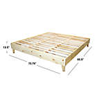 Alternate image 1 for eLuxury Supply&reg; Pinewood Platform Bed