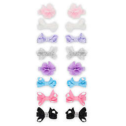 Capelli® New York 16-Piece Bow and Flower Hair Clips