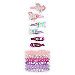 Capelli New York 12-Piece Hair Clip and Pony Set in Pink