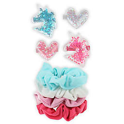 Capelli New York 8-Piece Shakey Hair Clip and Scrunchie Set