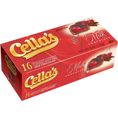 Cella&#39;s&reg; Milk Chocolate Covered Cherries 8 oz. Box
