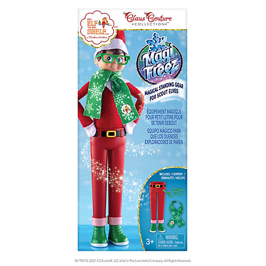 Alternate image 1 for The Elf on the Shelf® Claus Couture 3-Piece MagiFreez™ Hipster Standing Gear Set