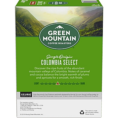 Green Mountain Coffee&reg; Columbia Fair Trade Select Keurig&reg; K-Cup&reg; Pods 24-Count. View a larger version of this product image.