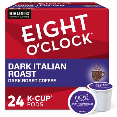 Eight O&#39; Clock&reg; Dark Italian Roast Coffee Keurig&reg; K-Cup&reg; Pods 24-Count