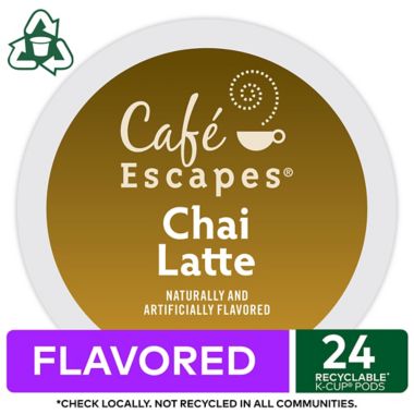 Cafe Escapes&reg; Chai Latte Keurig&reg; K-Cup&reg; Pods 24-Count. View a larger version of this product image.