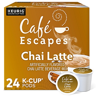Cafe Escapes&reg; Chai Latte Keurig&reg; K-Cup&reg; Pods 24-Count. View a larger version of this product image.