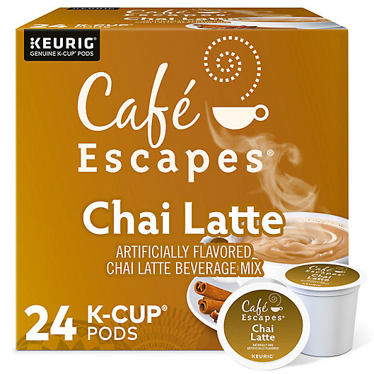 Alternate image 1 for Cafe Escapes® Chai Latte Keurig® K-Cup® Pods 24-Count