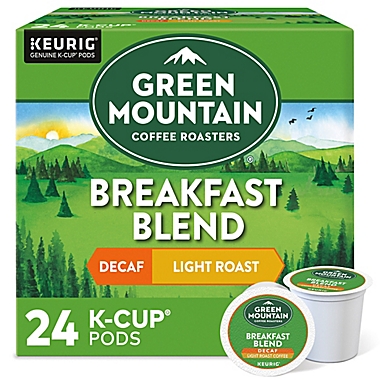 Green Mountain Coffee&reg; Breakfast Blend Decaf Keurig&reg; K-Cup&reg; Pods 24-Count. View a larger version of this product image.