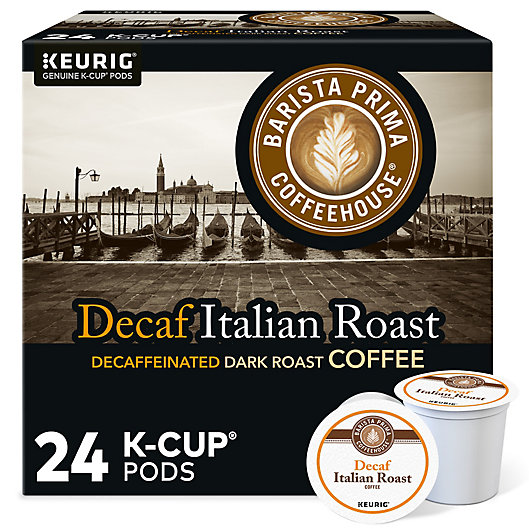 Alternate image 1 for Barista Prima Coffeehouse® Decaf Italian Roast Coffee Keurig® K-Cup® Pods 24-Count