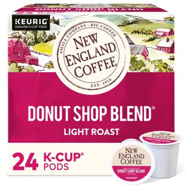 New England Coffee&reg; Donut Shop Blend&reg; Coffee Keurig&reg; K-Cup&reg; Pods 24-Count. View a larger version of this product image.
