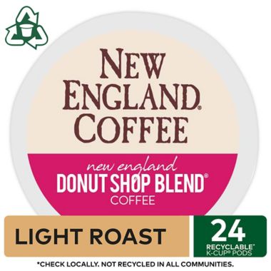 New England Coffee&reg; Donut Shop Blend&reg; Coffee Keurig&reg; K-Cup&reg; Pods 24-Count. View a larger version of this product image.