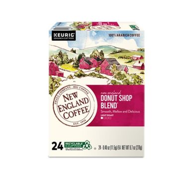 New England Coffee&reg; Donut Shop Blend&reg; Coffee Keurig&reg; K-Cup&reg; Pods 24-Count. View a larger version of this product image.