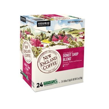 New England Coffee&reg; Donut Shop Blend&reg; Coffee Keurig&reg; K-Cup&reg; Pods 24-Count. View a larger version of this product image.