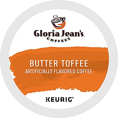 Gloria Jean&#39;s&reg; Butter Toffee Coffee Keurig&reg; K-Cup&reg; Pods 24-Count. View a larger version of this product image.