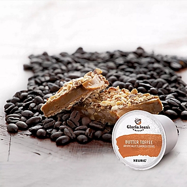 Gloria Jean&#39;s&reg; Butter Toffee Coffee Keurig&reg; K-Cup&reg; Pods 24-Count. View a larger version of this product image.