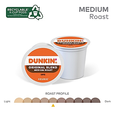 Dunkin&#39; Donuts&reg; Original Blend Coffee Keurig&reg; K-Cup&reg; Pods 22-Count. View a larger version of this product image.