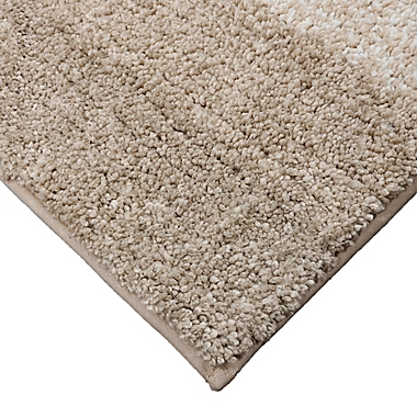 Fashion Ombre Stripe 17&quot; x 24&quot; Bath Rug in Beige. View a larger version of this product image.