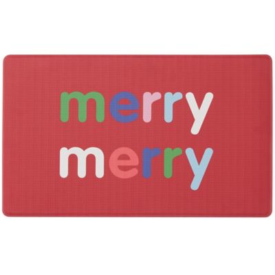 H for Happy&trade; 18" x 30" Merry Merry Kitchen Mat