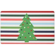 H for Happy&trade; 18" x 30" Tree Stripe Kitchen Mat