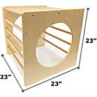 Alternate image 2 for Cassarokids&reg; Wooden Pikler Climbing Cube